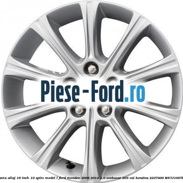 Janta aliaj 16 inch, 10 spite model L Ford Mondeo 2008-2014 2.0 EcoBoost 203 cai benzina