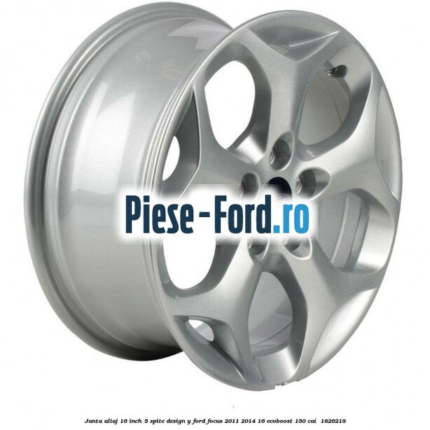 Janta aliaj 16 inch, 5 spite design Y Ford Focus 2011-2014 1.6 EcoBoost 150 cai #17242F9775