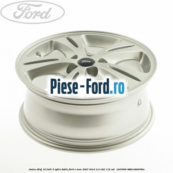 Janta aliaj 16 inch, 5 spite duble Ford S-Max 2007-2014 2.0 TDCi 115 cai  #8AA81792AD