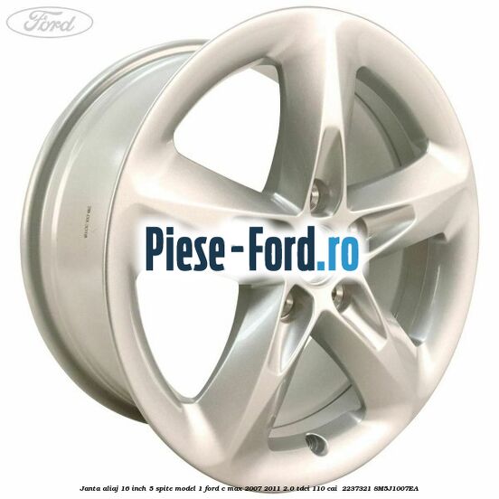 Janta aliaj 16 inch, 5 spite model 1 Ford C-Max 2007-2011 2.0 TDCi 110 cai  #2A45CFD2D0