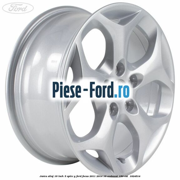 Janta aliaj 16 inch 5 spite Y Ford Focus 2011-2014 1.6 EcoBoost 150 cai #06BDB946B1
