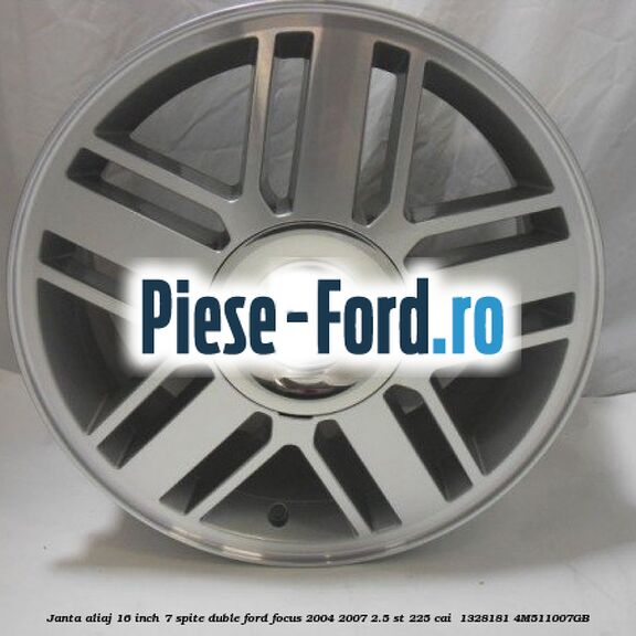 Janta aliaj 16 inch, 7 spite duble Ford Focus 2004-2007 2.5 ST 225 cai  #4A9283255C