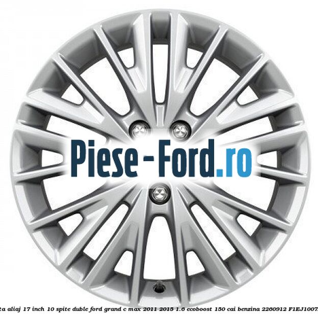 Janta aliaj 16 inch, 7 spite duble Ford Grand C-Max 2011-2015 1.6 EcoBoost 150 cai benzina