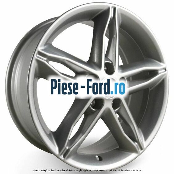 Janta aliaj 17 inch, 5 spite duble stea Ford Focus 2014-2018 1.6 Ti 85 cai