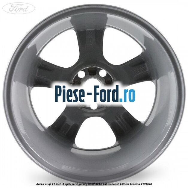 Janta aliaj 17 inch 5 spite Ford Galaxy 2007-2014 2.0 EcoBoost 199 cai benzina #E3EC0565BD