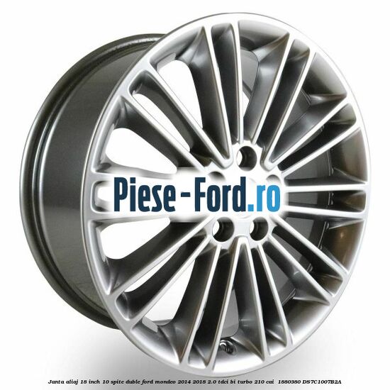 Janta aliaj 18 inch, 10 spite duble Ford Mondeo 2014-2018 2.0 TDCi Bi-Turbo 210 cai  #E049304D2B