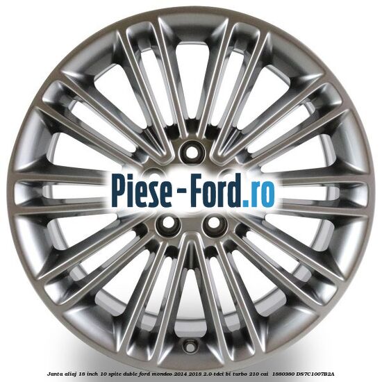 Janta aliaj 18 inch, 10 spite duble Ford Mondeo 2014-2018 2.0 TDCi Bi-Turbo 210 cai  #E049304D2B