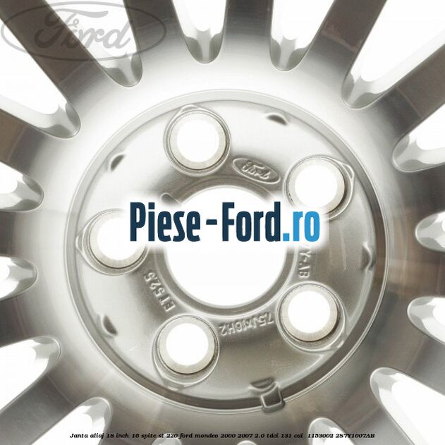 Janta aliaj 18 inch, 16 spite ST 220 Ford Mondeo 2000-2007 2.0 TDCi 131 cai  #A961A2BF36