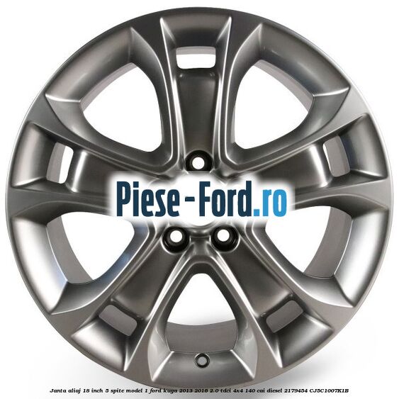 Janta aliaj 18 inch, 5 spite model 1 Ford Kuga 2013-2016 2.0 TDCi 4x4 140 cai diesel #9E329D4DA9