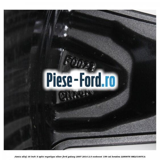 Janta aliaj 18 inch, 5 spite, Mystique Silver Ford Galaxy 2007-2014 2.0 EcoBoost 199 cai benzina #2E3276F48E