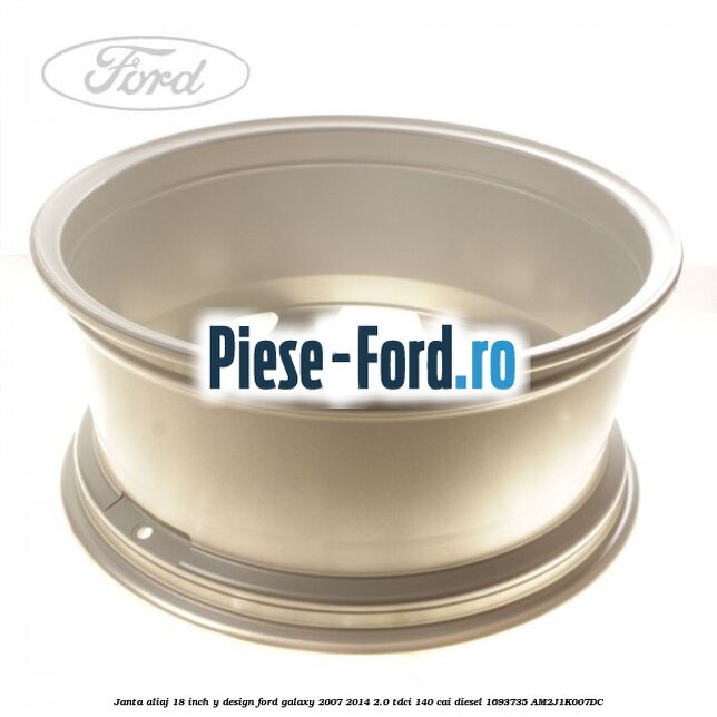 Janta aliaj 18 inch, Y design Ford Galaxy 2007-2014 2.0 TDCi 140 cai diesel #4B91950579