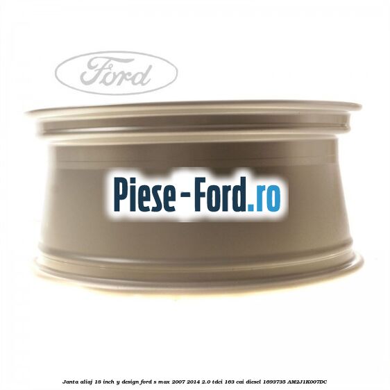 Janta aliaj 18 inch, Y design Ford S-Max 2007-2014 2.0 TDCi 163 cai diesel