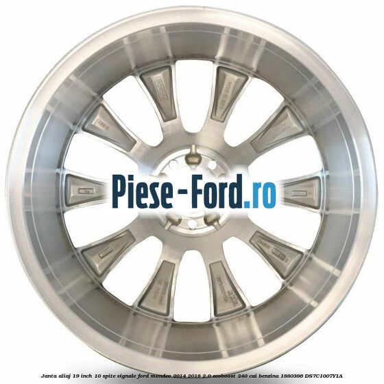 Janta aliaj 19 inch, 10 spite Vignale Ford Mondeo 2014-2018 2.0 EcoBoost 240 cai benzina #1080AC97CF
