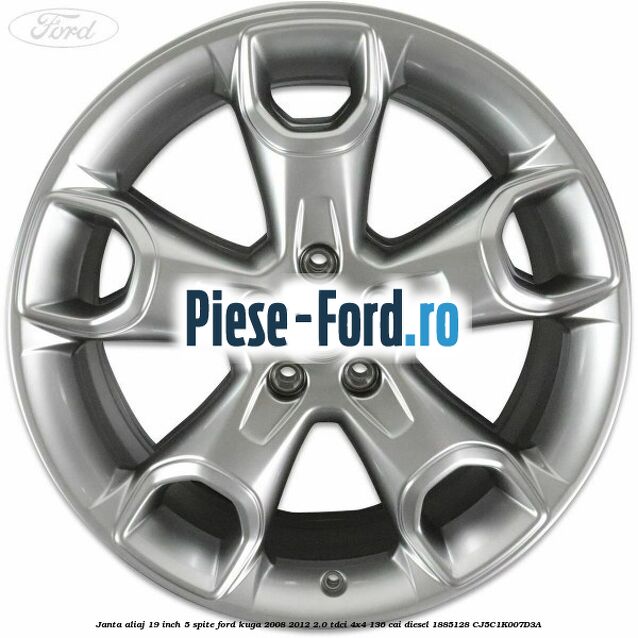 janta aliaj 19 inch, 5 spite Ford Kuga 2008-2012 2.0 TDCi 4x4 136 cai diesel