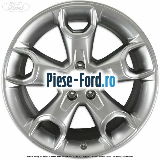 janta aliaj 19 inch, 5 spite Ford Kuga 2013-2016 2.0 TDCi 120 cai diesel #4853F3AD1A