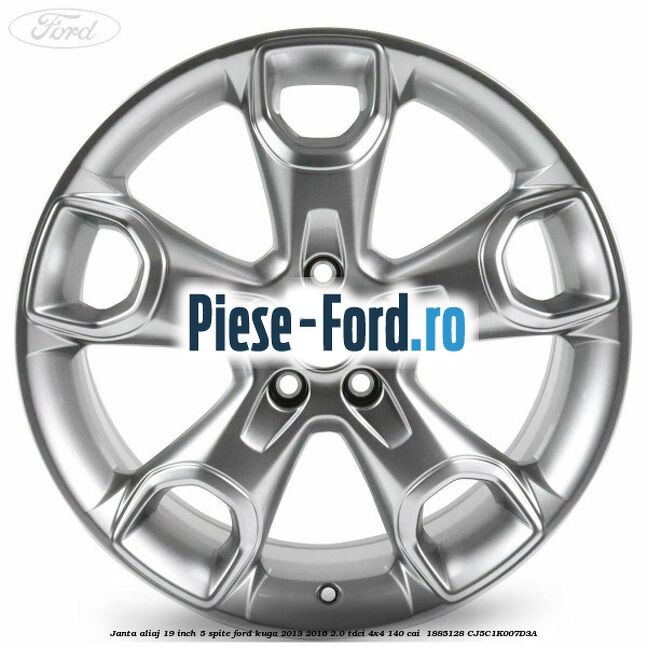 janta aliaj 19 inch, 5 spite Ford Kuga 2013-2016 2.0 TDCi 4x4 140 cai  #CA8CEC6400