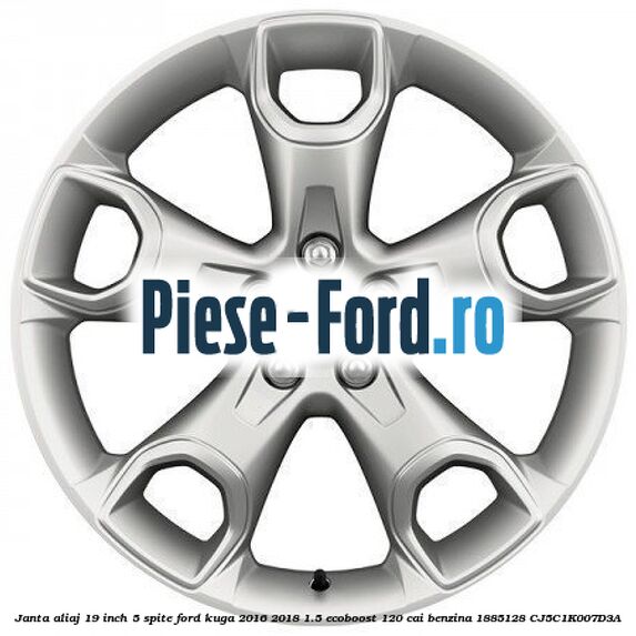 janta aliaj 19 inch, 5 spite Ford Kuga 2016-2018 1.5 EcoBoost 120 cai benzina #2E410C24A2
