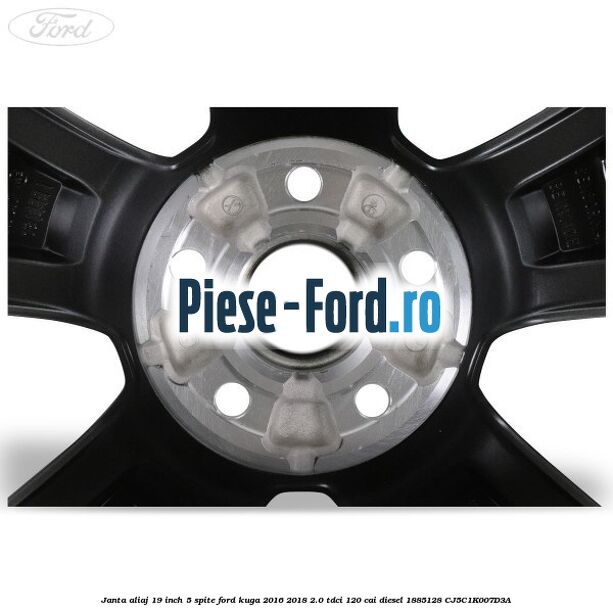 janta aliaj 19 inch, 5 spite Ford Kuga 2016-2018 2.0 TDCi 120 cai diesel #ED8E625E85