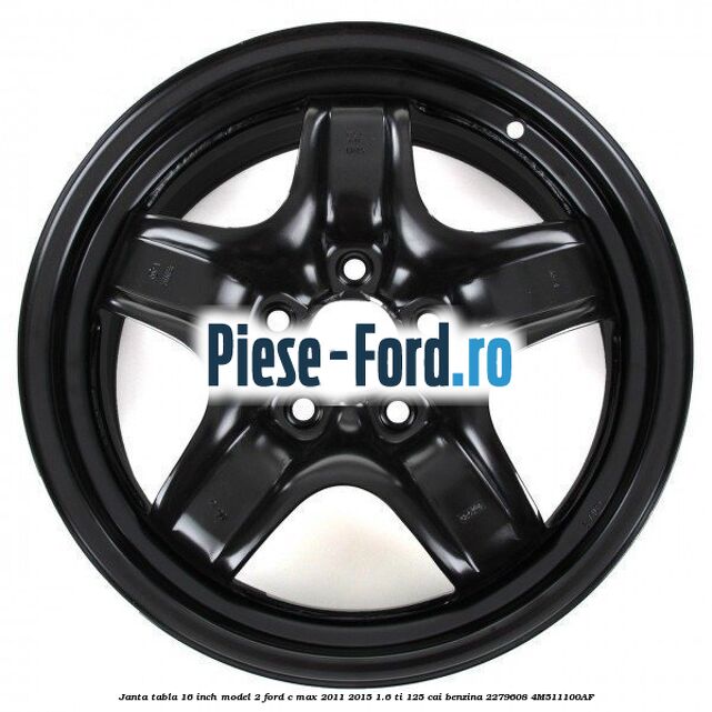 Janta tabla 16 inch model 2 Ford C-Max 2011-2015 1.6 Ti 125 cai benzina #184CB1273E