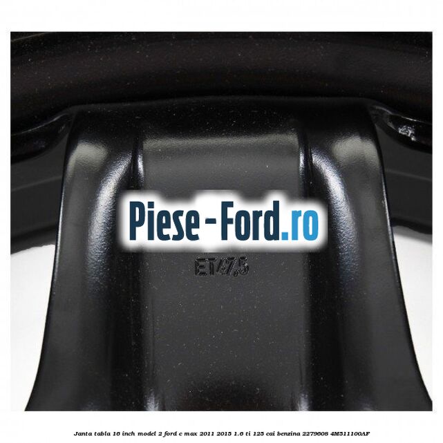 Janta tabla 16 inch model 2 Ford C-Max 2011-2015 1.6 Ti 125 cai benzina #184CB1273E