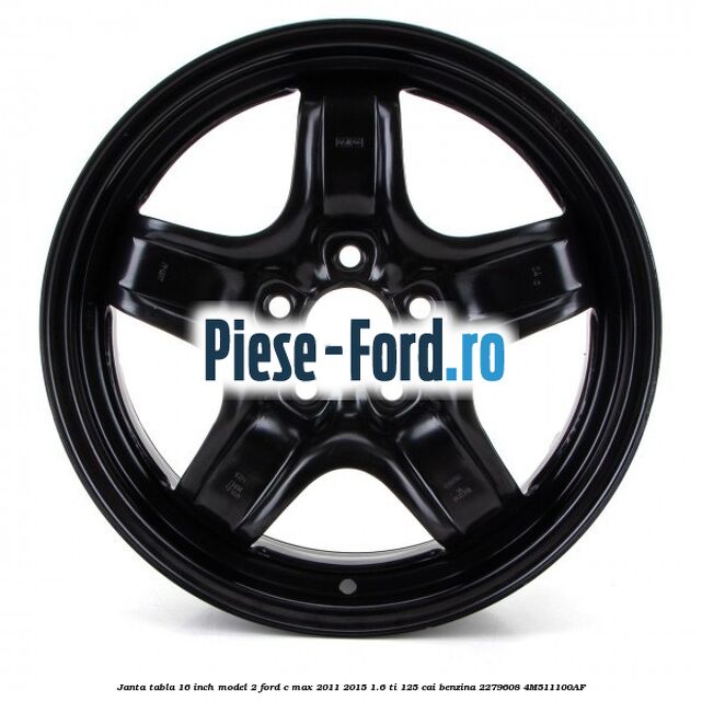 Janta tabla 16 inch model 2 Ford C-Max 2011-2015 1.6 Ti 125 cai benzina #184CB1273E