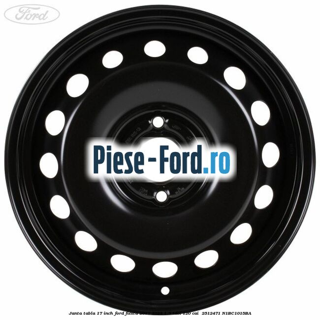 Janta tabla 17 inch Ford Fiesta 2017-2023 1.5 TDCi 120 cai  #C8AC885ABD