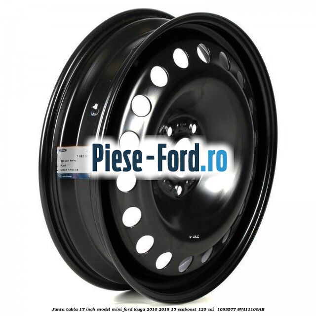 Janta tabla 17 inch model mini Ford Kuga 2016-2018 1.5 EcoBoost 120 cai #5EB0FD4CE4