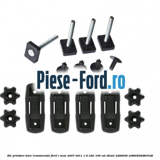 Geanta pentru suporturi biciclete, Uebler X21-S si F22 Ford C-Max 2007-2011 1.6 TDCi 109 cai diesel