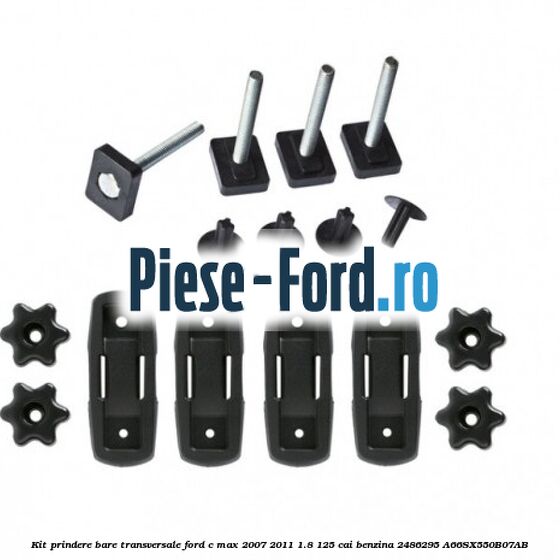 Geanta pentru suporturi biciclete, Uebler X21-S si F22 Ford C-Max 2007-2011 1.8 125 cai benzina