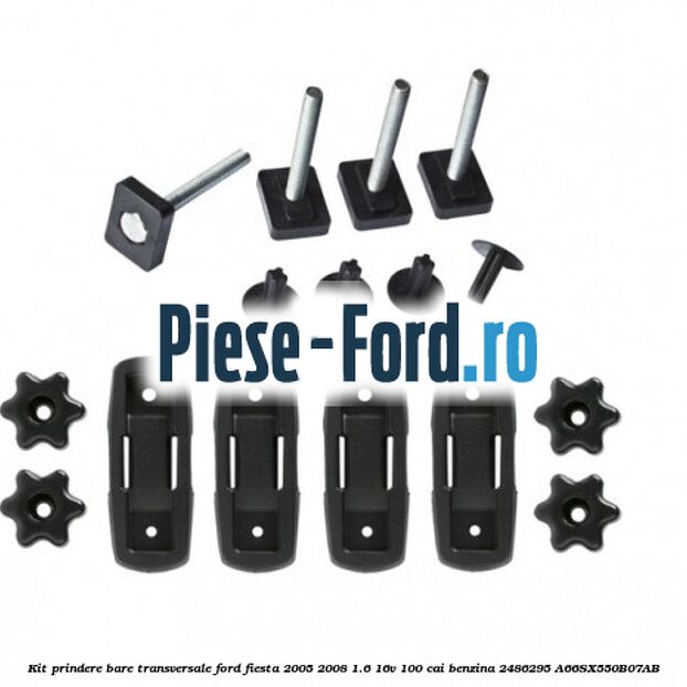 Geanta pentru suporturi biciclete, Uebler X21-S si F22 Ford Fiesta 2005-2008 1.6 16V 100 cai benzina