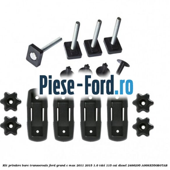 Geanta pentru suporturi biciclete, Uebler X21-S si F22 Ford Grand C-Max 2011-2015 1.6 TDCi 115 cai diesel