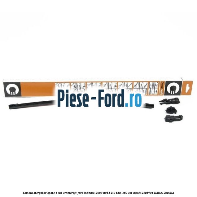 Lamela stergator spate 5 usi Omnicraft Ford Mondeo 2008-2014 2.0 TDCi 163 cai diesel #EDF409504E