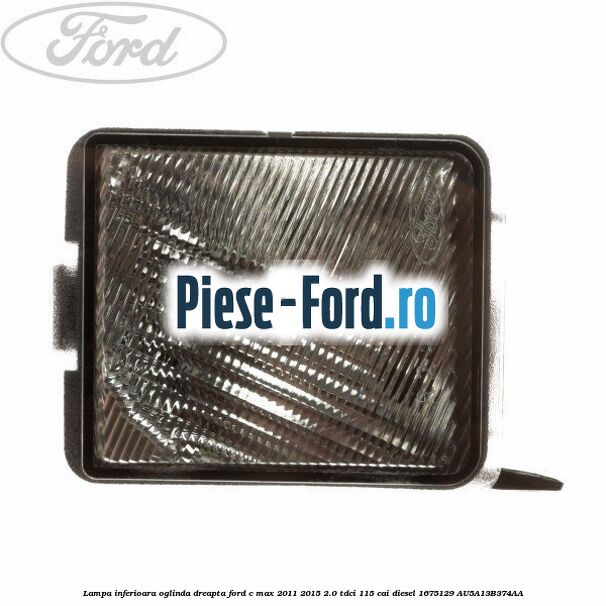 Geam oglinda stanga incalzit Ford C-Max 2011-2015 2.0 TDCi 115 cai diesel