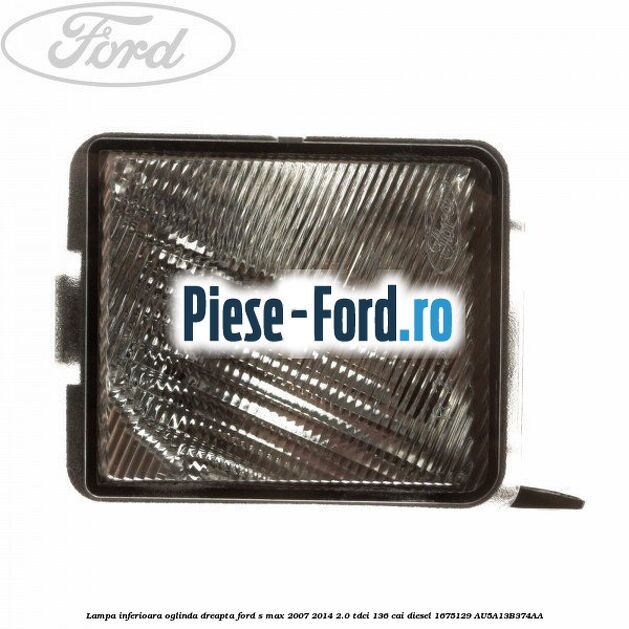Geam oglinda stanga cu incalzire si BLIS Ford S-Max 2007-2014 2.0 TDCi 136 cai diesel