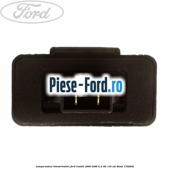 Lampa numar inmatriculare Ford Transit 2000-2006 2.4 TDE 115 cai diesel #369E0E81FD