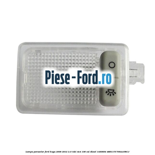 Lampa numar inmatriculare Ford Kuga 2008-2012 2.0 TDCi 4x4 136 cai diesel