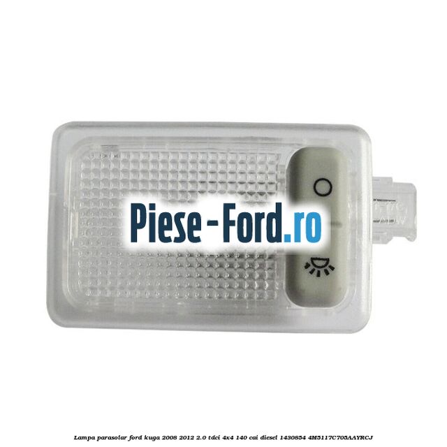 Lampa numar inmatriculare Ford Kuga 2008-2012 2.0 TDCI 4x4 140 cai diesel