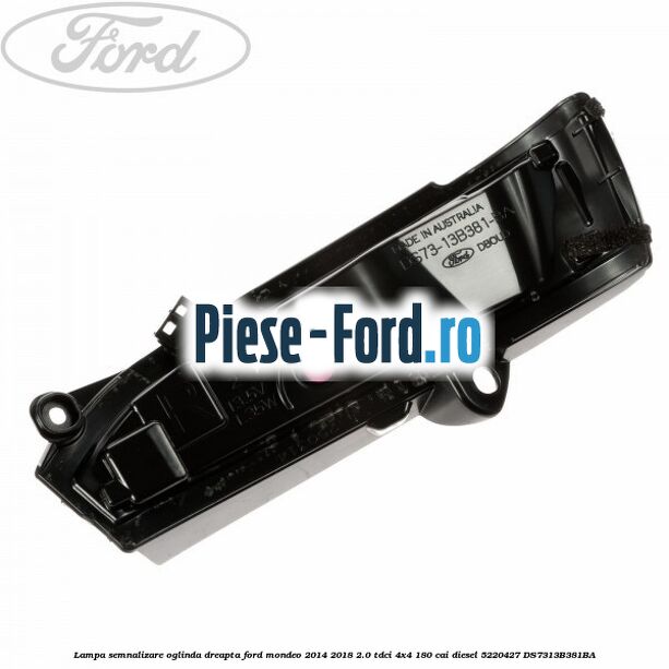 Lampa semnalizare oglinda dreapta Ford Mondeo 2014-2018 2.0 TDCi 4x4 180 cai diesel #D4ED2923A7
