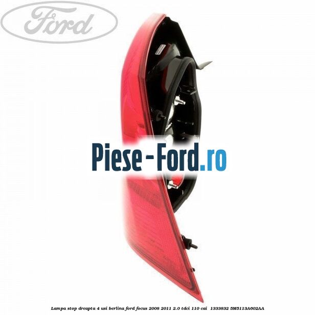 Lampa stop dreapta 4 usi berlina Ford Focus 2008-2011 2.0 TDCi 110 cai  #BD06D67048