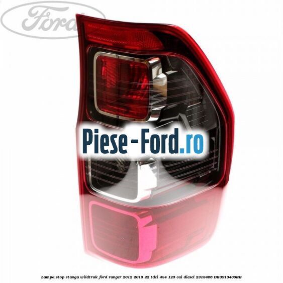 Lampa stop stanga Wildtrak Ford Ranger 2012-2015 2.2 TDCi 4x4 125 cai #1A215CB03F