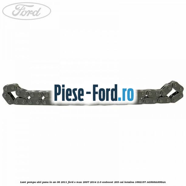 Lant pompa ulei dupa an 08/2011 Ford S-Max 2007-2014 2.0 EcoBoost 203 cai benzina