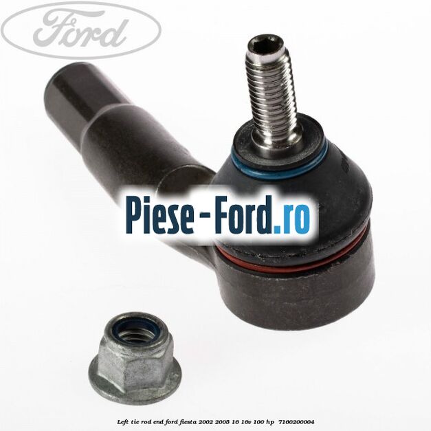 Left tie rod end Ford Fiesta 2002-2005 1.6 16V 100 HP #1D5BEECECB