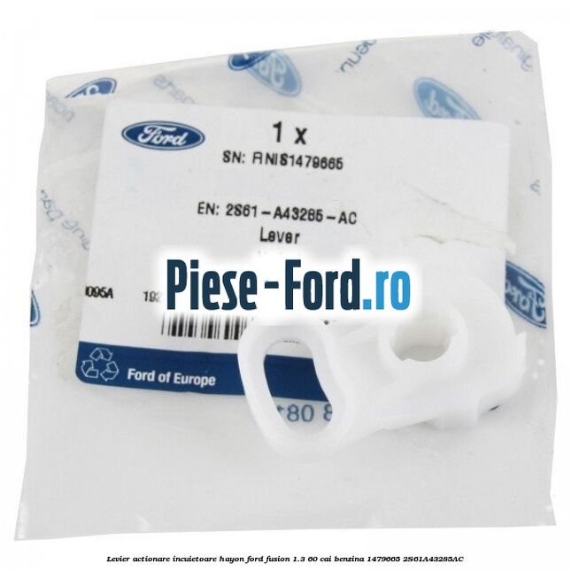 Incuietoare usa stanga fata inchidere manuala Ford Fusion 1.3 60 cai benzina
