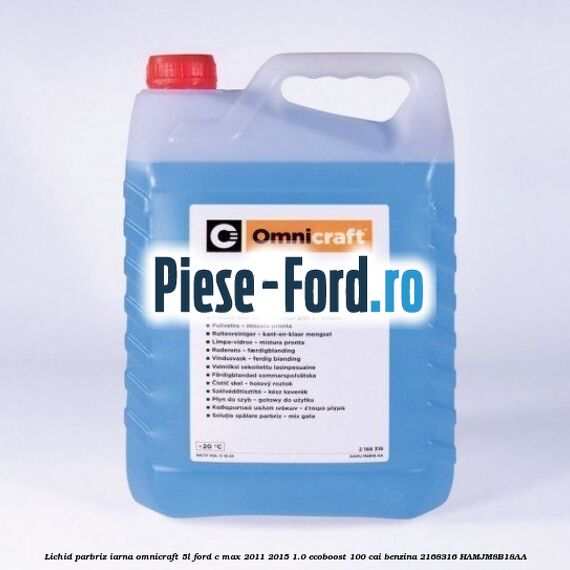 Lichid parbriz iarna Ford original 1L concentrat Ford C-Max 2011-2015 1.0 EcoBoost 100 cai benzina