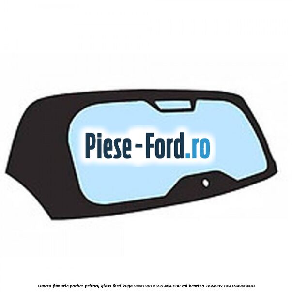 Luneta, fumurie, pachet privacy glass Ford Kuga 2008-2012 2.5 4x4 200 cai benzina
