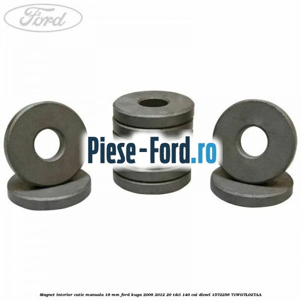 Magnet interior cutie manuala 16 mm Ford Kuga 2008-2012 2.0 TDCI 140 cai #D6DCE03D80