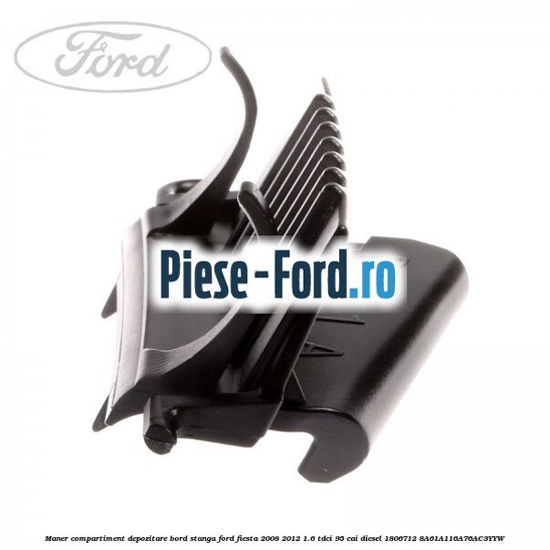 Maner compartiment depozitare bord stanga Ford Fiesta 2008-2012 1.6 TDCi 95 cai diesel