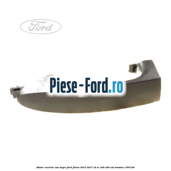 Maner exterior usa negru Ford Fiesta 2013-2017 1.6 ST 200 200 cai #A6444CC84B