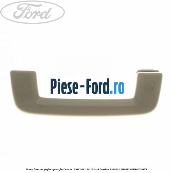 Maner interior plafon spate Ford C-Max 2007-2011 1.8 122 cai #8D2714E64A