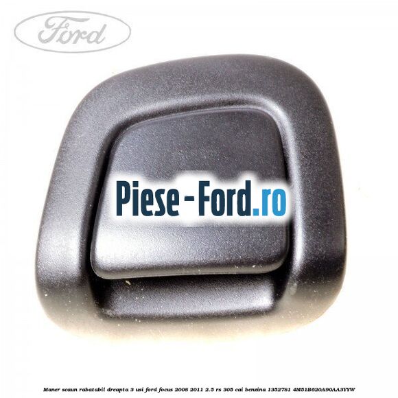 Maner reglaj spatar scaun fata 5 usi Ford Focus 2008-2011 2.5 RS 305 cai benzina